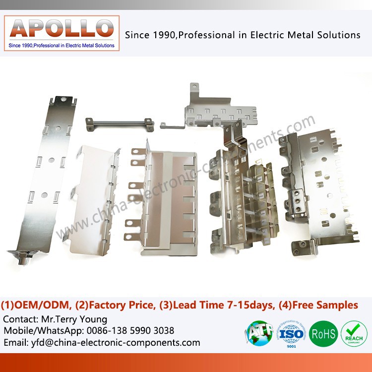 Capacitor laminating bus bar