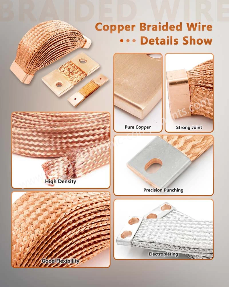 Flexible Copper Braided Connectors Details Show Flexible Copper Braided Connectors Details Show