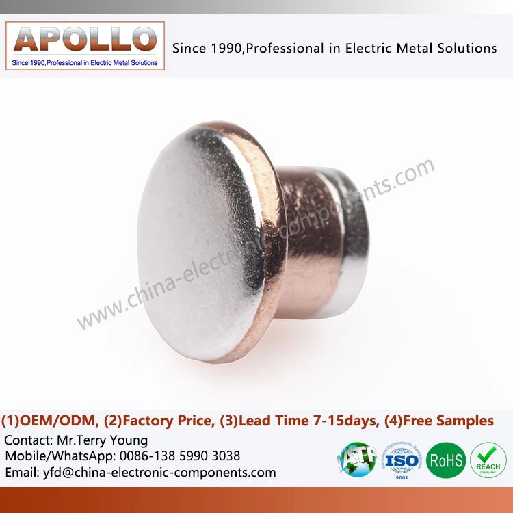Trimetal Rivet Electrical Contact